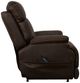 Flexsteel® Clive Brown Power Lift Recliner with Power Headrest and Lumbar-2