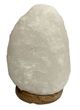 A & B Home White Himalayan Salt Lamp with Wooden Base-0
