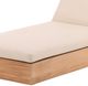 Dovetail Furniture Darlene Natural/Sand Fabric/Wooden Outdoor Chaise-5