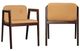 VIG Furniture Modrest Avrum 2-Piece Beige/Brown Dining Chair Set-4