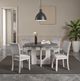 Furniture of America® Oberto Gray Round Dining Table-1