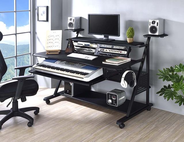 ACME Furniture Willow Black Music Desk-1