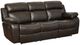 Homelegance® Marille Brown Double Manual Reclining Sofa-0