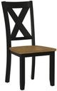 Emerald Home Arlington 6-Piece Black/Brown Dining Table Set-3