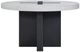 Bernards Moden Java Dining Table with White Faux Concrete Top-1