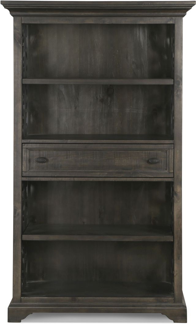 Magnussen Home® Bellamy Peppercorn Bookcase-0