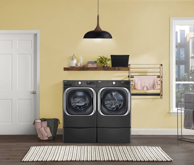 LG 5.2 Cu. Ft. Black Steel Front Load Washer-12