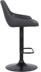 Armen Living Anibal Grey Adjustable Bar Stool-2