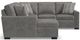 Charisma™ Theodore Chrome Stationary Sectional-3