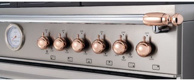 Bertazzoni Collezione Metalli Heritage Series Copper Range and Hood Decor Set-0