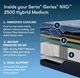 Serta® iSeries NXG™ 12.5" Hybrid 2500 Medium Smooth Top Twin XL Mattress-3