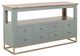 International Furniture Direct Timber Forest Green Sofa Table-0