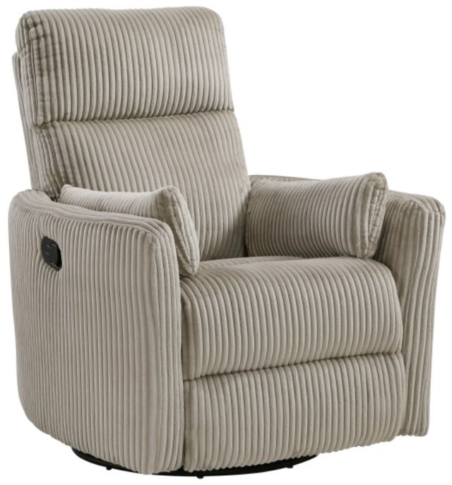 Homelegance® Traverse Taupe Manual Swivel Glider Recliner-0