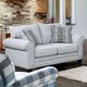 Furniture of America® Aberporth Gray Loveseat-0