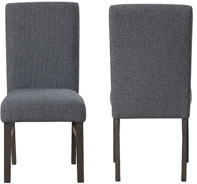 New Classic® Home Furnishings High Line Gray Upholstered Dining Side Chair-0