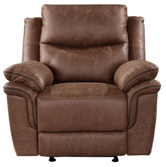 New Classic® Home Furnishings Ryland Brown Manual Glider Recliner-2