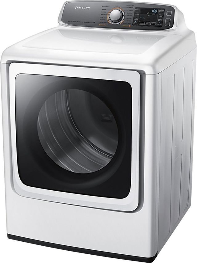 Samsung 9000 Series 9.5 Cu. Ft. White Front Load Electric Dryer-1