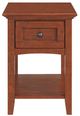 Whittier Wood® Furniture McKenzie Glazed Antique Cherry Chair Side Table-3