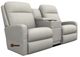 La-Z-Boy® Finley Parchment Manual Wall Reclining Loveseat with Console-0