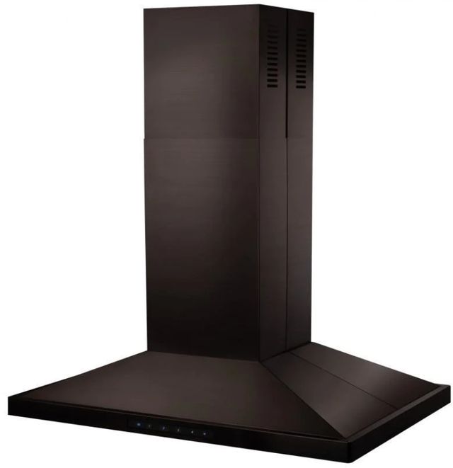 ZLINE 30" Black Stainless Steel Island Range Hood-2