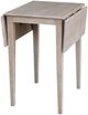 John Thomas Furniture® Dining Essentials Taupe Gray Small Drop Leaf Table-1