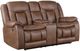 New Classic® Home Furnishings Morello Brown Power Reclining Console Loveseat-0