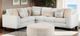 Furniture of America® Iroquois 2-Piece Cream L-Shape Sectional-0