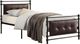 Mazin Furniture Jayla Youth Twin Metal Platform Bed-0