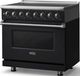 Viking® 5 Series 36" Onyx Pro Style Induction Range with Polished Chrome Trim-2