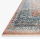 Magnolia Home by Joanna Gaines Elise Coral Blue 3'x7' Rug Runner-2