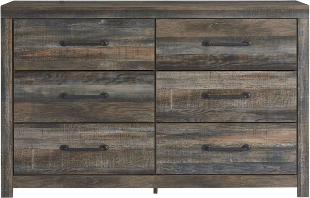 Signature Design by Ashley® Drystan 2-Piece Brown Full Bookcase Headboard Set-2