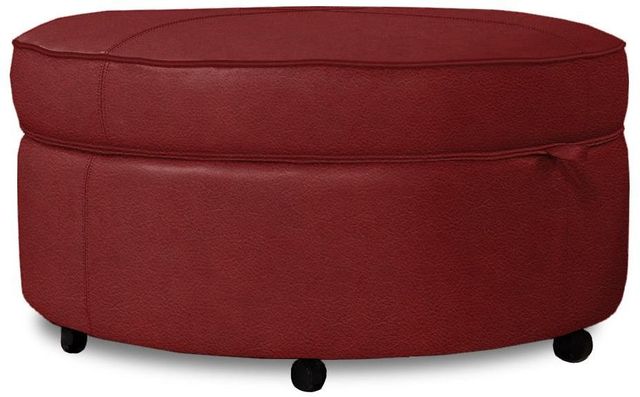 England Furniture Customizable Auden Leather Storage Ottoman-2