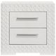 Coaster® Ives White High Gloss Nightstand-1
