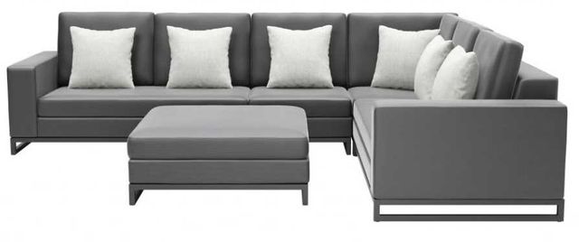 Zuo® Modern Corona Del Mar 4-Piece Graphite Outdoor Fabric Modular Sectional-1