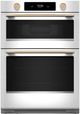 KitchenAid® 30” Porcelain White Smart Oven/Micro Combo Electric Wall Oven with Assisted Cooking Modes-0