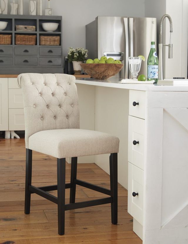 Signature Design by Ashley® Tripton Linen Counter Stool-2