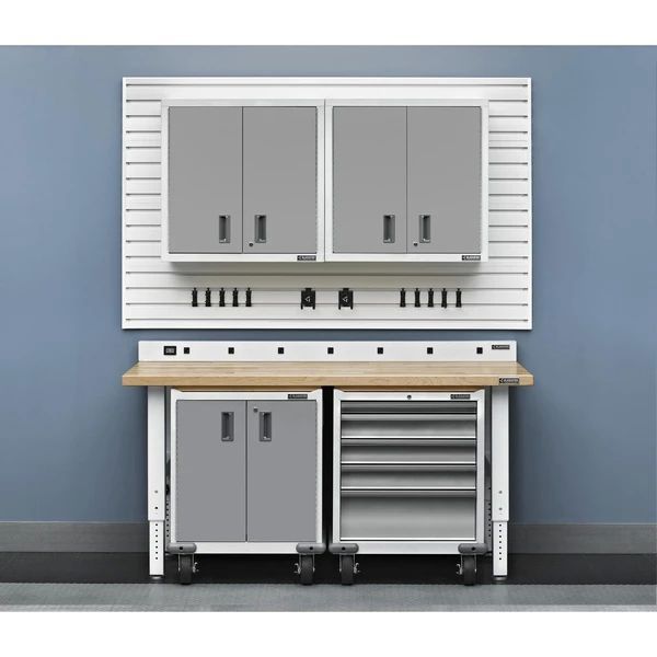 Gladiator® 6 Pack 8' Grey GearWall® Panel Trim-4