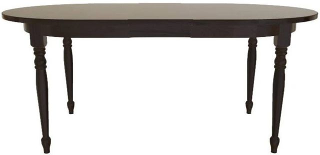 Mavin Customizable 42" x 60" Oval Extendable Dining Table with 12" Leaf-1