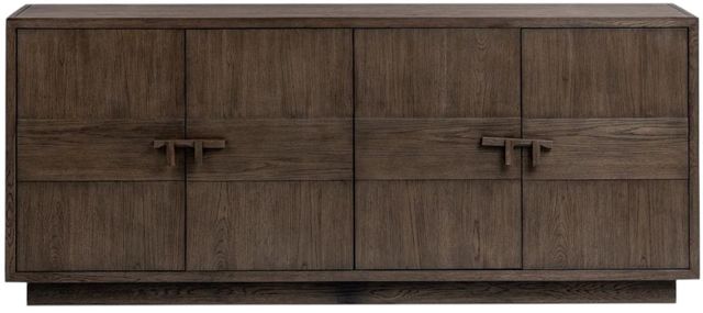 Classic Home Oakridge Havana Brown 4-Door Cabinet-3