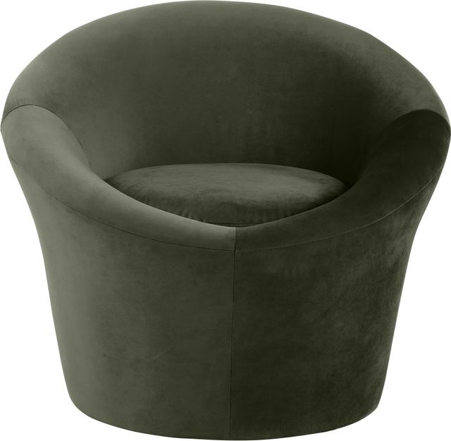 Meridian Furniture Tristan Green Velvet Upholstered Accent Chair-1