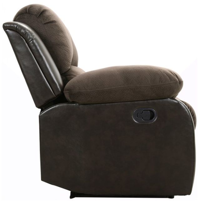 Homelegance® Cranley Chocolate Manual Recliner Chair-3