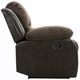 Homelegance® Cranley Chocolate Manual Recliner Chair-3