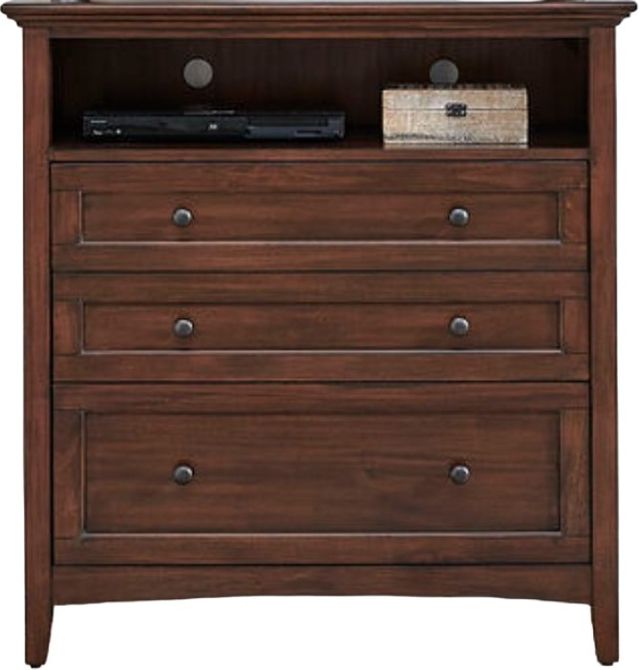 A-America® Westlake Cherry Brown Media Chest-0