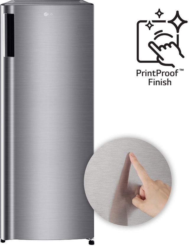 LG 5.8 Cu. Ft. Platinum Silver Single Door Freezer-14