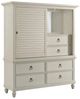 American Drew® Grand Bay Complete White Media Wardrobe-3