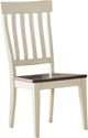A-America® Mariposa Chalk/Cocoa Bean Slatback Dining Side Chair-0