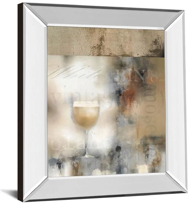Classy Art Cellar I by J.P Prior Mirror Framed Wall Art-1
