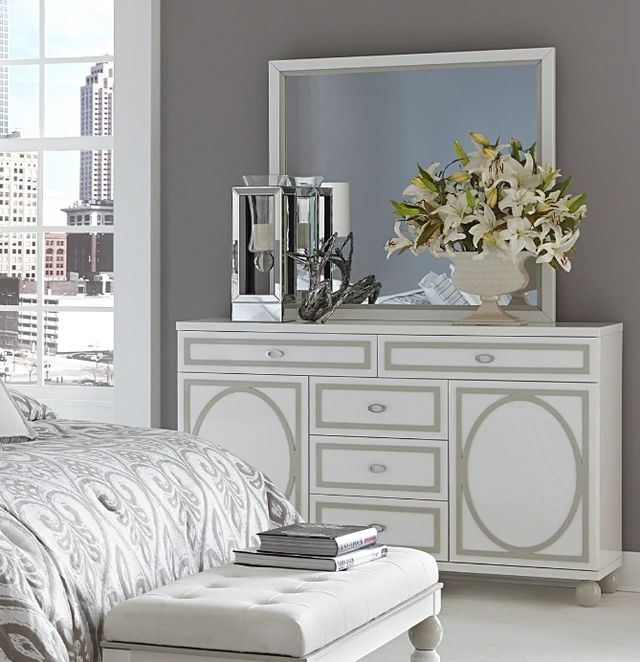 Michael Amini® Sky Tower Cloud White Dresser-1