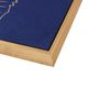 Olliix by Madison Park Velvet Lotus Navy and Gold with Gold Foil Framed Velour Canvas-3