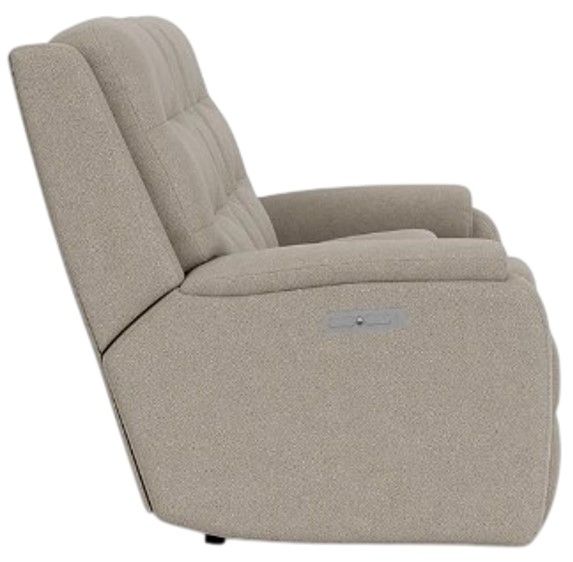 Flexsteel® Customizable Arlo Power Reclining Loveseat with Console and Power Headrests-2